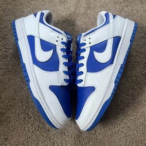 Nike dunk low “racer blue white”